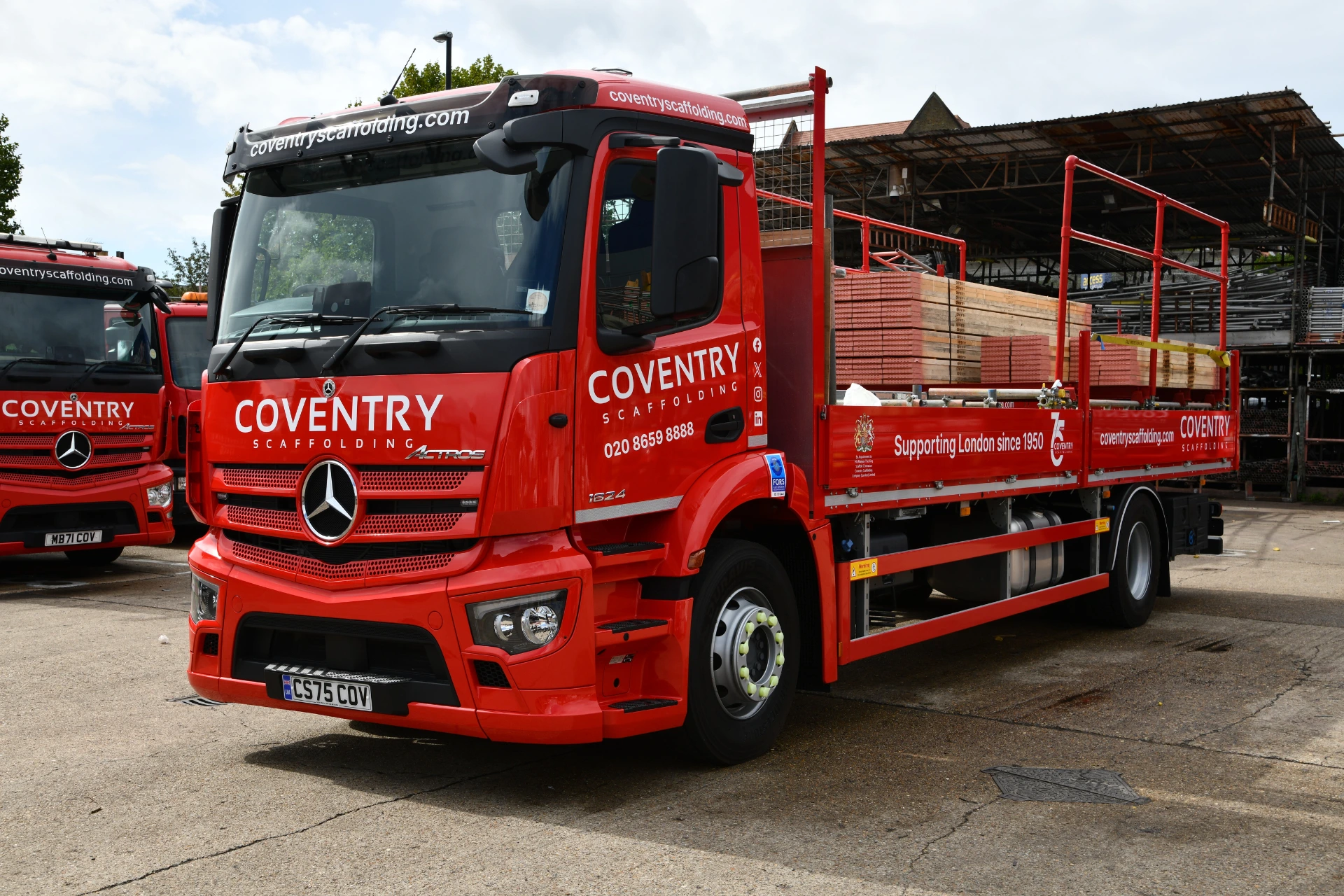 Scaffolding specialist, Coventry Scaffolding new fleet
